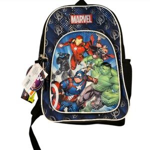 Marvel Superheroes Blue and Black Backpack